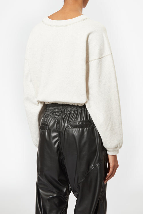 Margo Cropped Logo-Print Sweatshirt Margo Cropped Logo-Print Sweatshirt