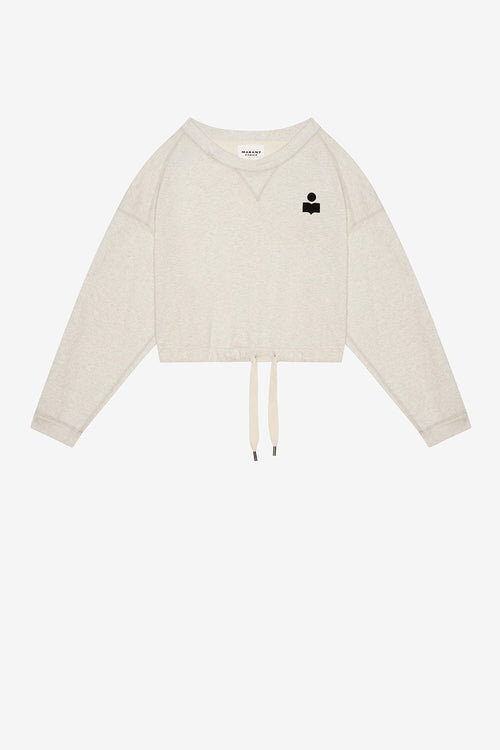 Margo Cropped Logo-Print Sweatshirt Margo Cropped Logo-Print Sweatshirt