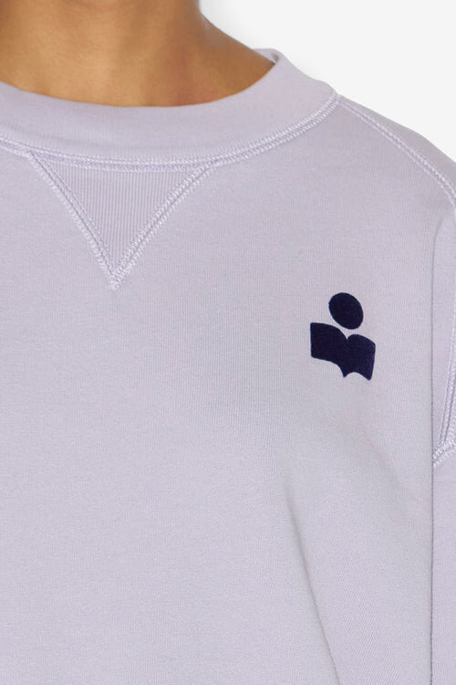 Margo Short Cotton Sweatshirt with Logo Margo Short Cotton Sweatshirt with Logo