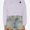 Margo Short Cotton Sweatshirt with Logo Margo Short Cotton Sweatshirt with Logo