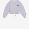 Margo Short Cotton Sweatshirt with Logo Margo Short Cotton Sweatshirt with Logo