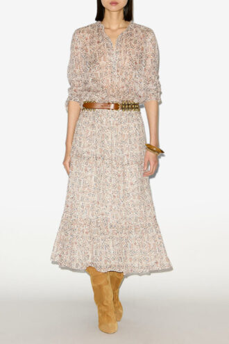 Maria Printed Cotton Voile Blouse