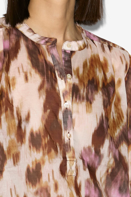 Maria Printed Cotton Voile Blouse Maria Printed Cotton Voile Blouse