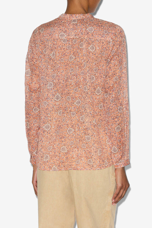Maria Printed Cotton Voile Blouse Maria Printed Cotton Voile Blouse