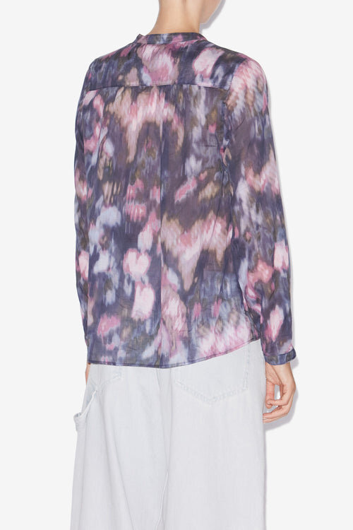 Maria Printed Cotton Voile Blouse Maria Printed Cotton Voile Blouse
