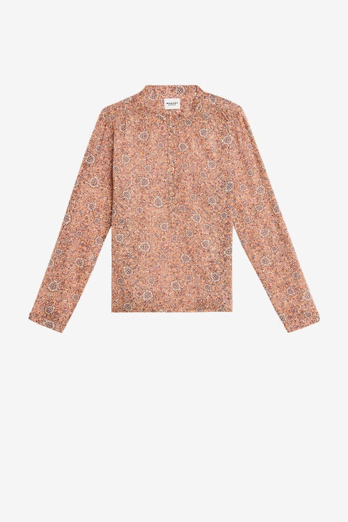 Maria Printed Cotton Voile Blouse Maria Printed Cotton Voile Blouse