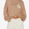 Marisans Cotton and Wool Sweater with Logo