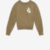 Marisans Cotton and Wool Sweater with Logo