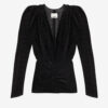 Marlin Blouse in Burnout Velvet