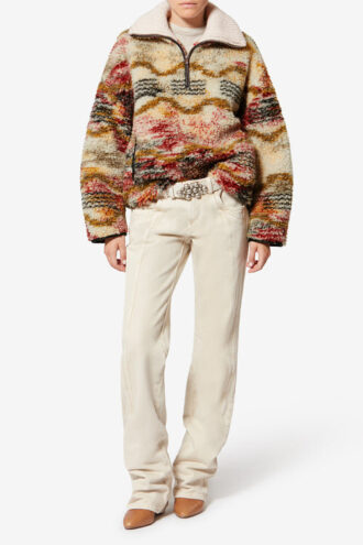 Marner Fleece Cloud Print Coat Marner Fleece Cloud Print Coat
