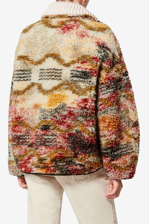 Marner Fleece Cloud Print Coat Marner Fleece Cloud Print Coat
