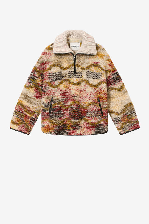 Marner Fleece Cloud Print Coat Marner Fleece Cloud Print Coat