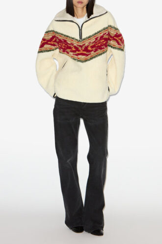 Marner Shearling Style Zip-Up Collar Coat Marner Shearling Style Zip-Up Collar Coat