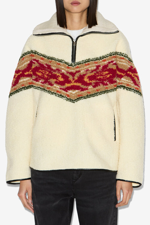 Marner Shearling Style Zip-Up Collar Coat Marner Shearling Style Zip-Up Collar Coat