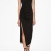 Maude Long Draped Asymmetrical Dress