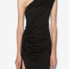 Maude Long Draped Asymmetrical Dress