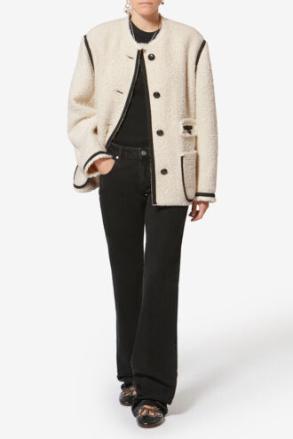 Maylin Wool Bouclé Tweed Jacket