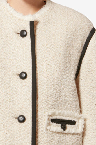 Maylin Wool Bouclé Tweed Jacket