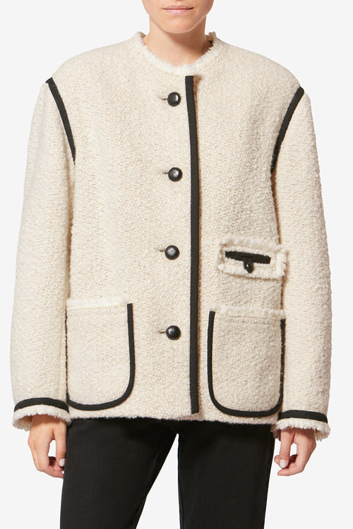 Maylin Wool Bouclé Tweed Jacket Maylin Wool Bouclé Tweed Jacket