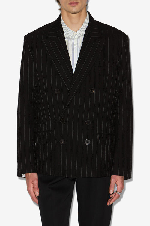 Meddie Tennis Stripe Blazer Jacket Meddie Tennis Stripe Blazer Jacket