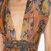 Melissa Long Printed Silk Dress Melissa Long Printed Silk Dress