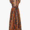 Melissa Long Printed Silk Dress Melissa Long Printed Silk Dress