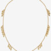 Metal Shiny Leaf Choker