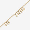 Metal Shiny Leaf Choker