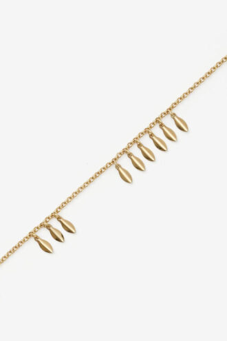 Metal Shiny Leaf Choker