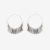Metal Shiny Leaf Earrings