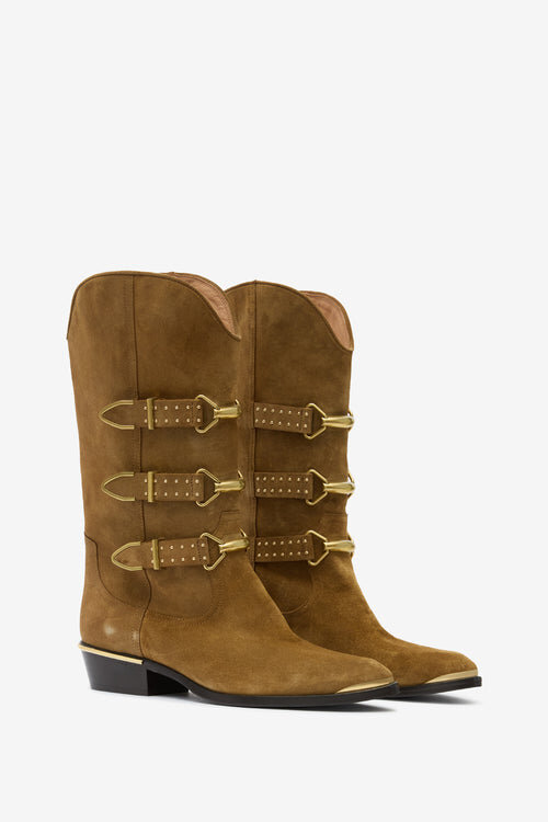 Mexia Suede Leather Boots Mexia Suede Leather Boots