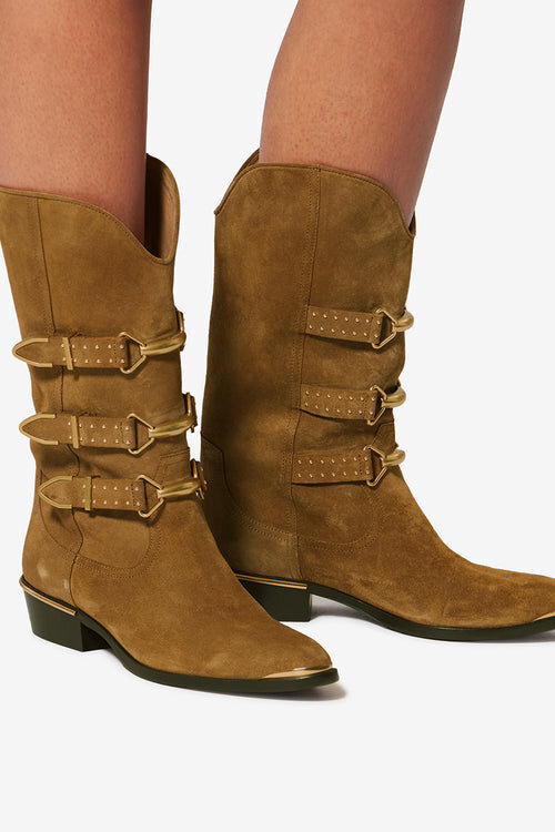 Mexia Suede Leather Boots Mexia Suede Leather Boots