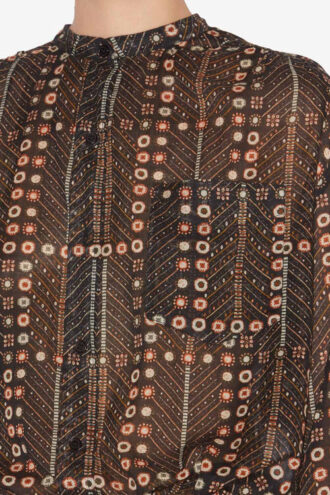 Mexika Printed Cotton Voile Blouse