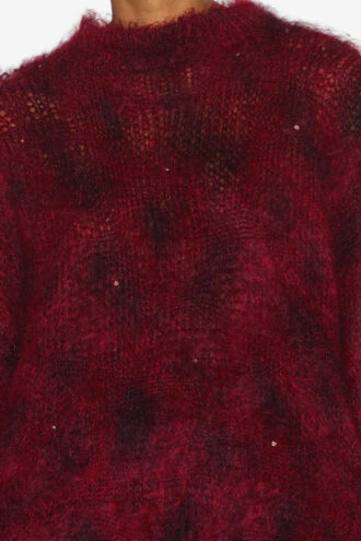 Mickaella Long Beaded Mohair Sweater