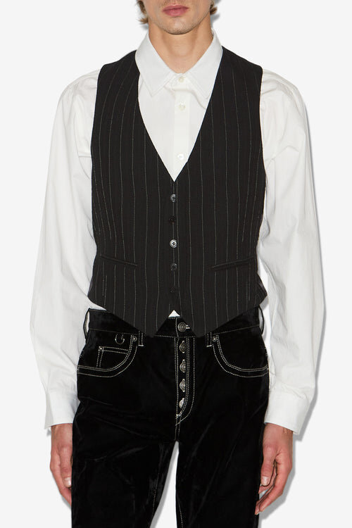 Mika Tennis Stripe Suit Vest Mika Tennis Stripe Suit Vest