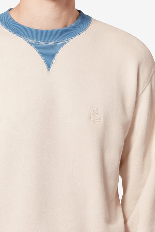 Miker Embroidered Cotton Sweatshirt Miker Embroidered Cotton Sweatshirt