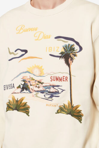 Mikoy Embroidered Cotton Sweatshirt