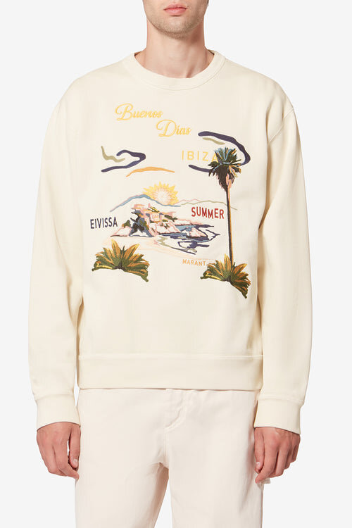 Mikoy Embroidered Cotton Sweatshirt Mikoy Embroidered Cotton Sweatshirt