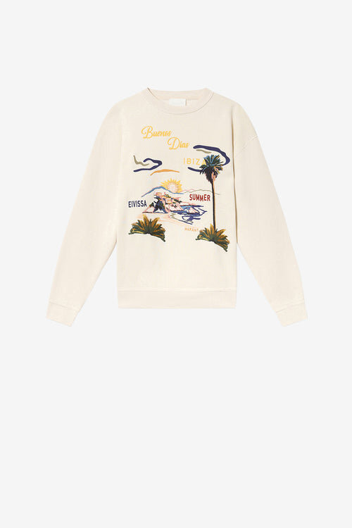 Mikoy Embroidered Cotton Sweatshirt Mikoy Embroidered Cotton Sweatshirt