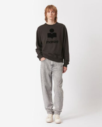 Mikoy Jersey Embroidered Logo Sweatshirt
