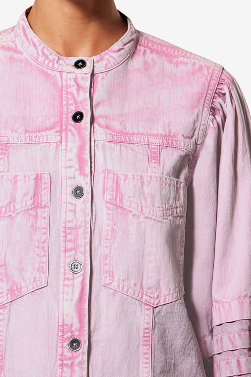Mileda Faded Chambray Shirt Mileda Faded Chambray Shirt