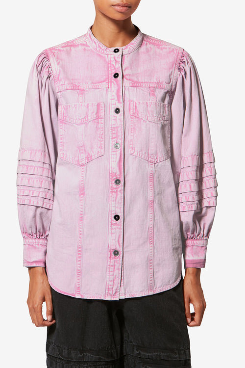 Mileda Faded Chambray Shirt Mileda Faded Chambray Shirt
