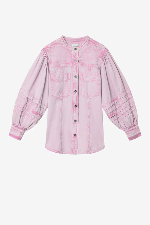 Mileda Faded Chambray Shirt Mileda Faded Chambray Shirt