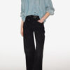 Milya Gathered Chambray Blouse Milya Gathered Chambray Blouse