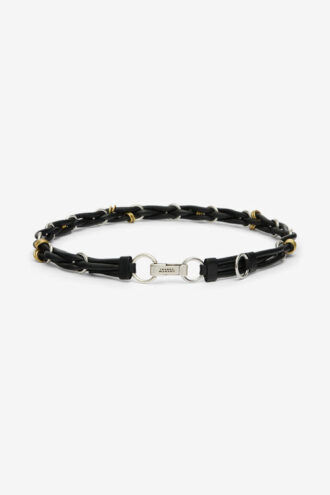 Mina Braided Leather Belt
