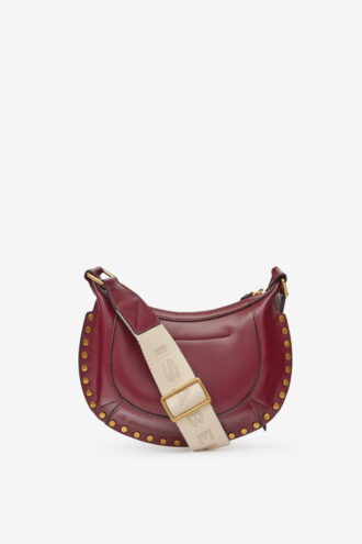 Mini Moon Shoulder Bag in Calfskin Leather