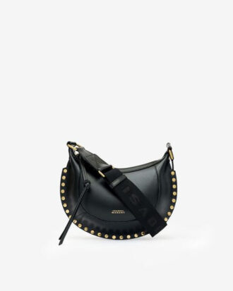 Mini Moon Soft Leather Baguette Shoulder Bag