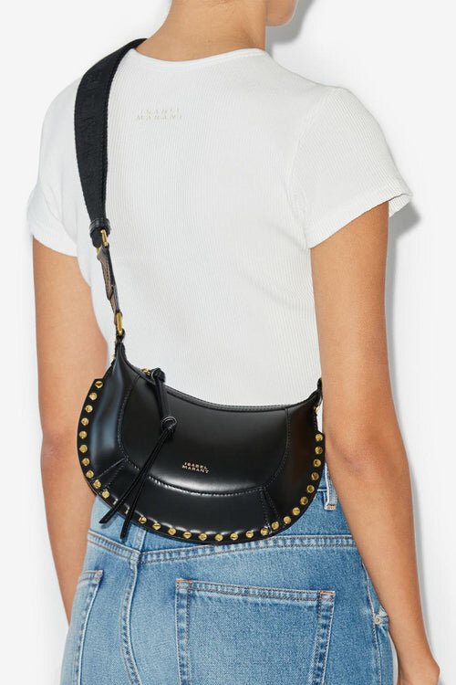 Mini Moon Soft Leather Baguette Shoulder Bag Mini Moon Soft Leather Baguette Shoulder Bag