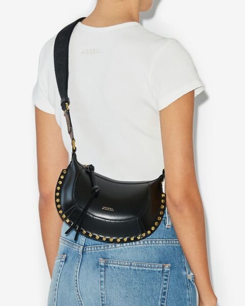 Mini Moon Soft Leather Baguette Shoulder Bag Mini Moon Soft Leather Baguette Shoulder Bag
