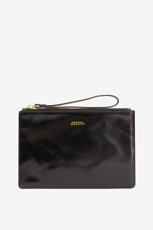 Mino Shiny Leather Clutch Bag Mino Shiny Leather Clutch Bag
